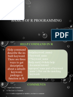 P2 - Basics of R Programming
