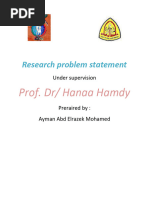 Research Problem Statement