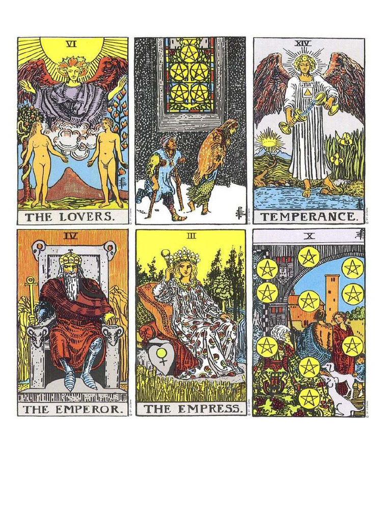 Printable Tarot Cards Rider Waite Full Deck | PDF