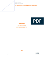 Actividad Aprendizaje - Identificación y Análisis Requisitos ISO 9001.2015