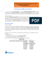 Material Anexo - EAP - ESTRUTURA ANALITICA DE PROJETO - CURSO GESTÃO DE PROJETOS PUCRS