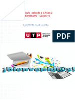 Cálculo Aplicado A La Física 2 Semana 06 - Sesión 16: Docente. Msc. MBA. Fernando Santos Cubas