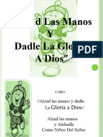 Alzad y Da Gloria A Dios