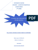 Support de Cours Finances Publiques Douai 2017