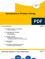 Introduction To Problrm Solving