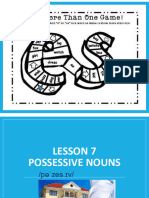 L.7 Possessive Nouns