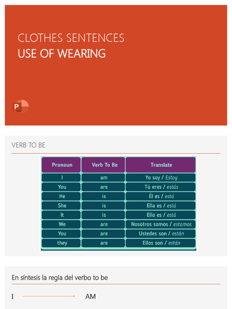 Clothes Sentences PDF