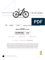 Bicicleta BENELLI E-M22 EXP AL 29 630 - Auteco Mobility