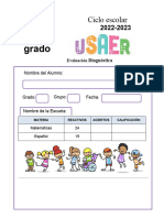 Examen Diagnostico 5grado Dominik