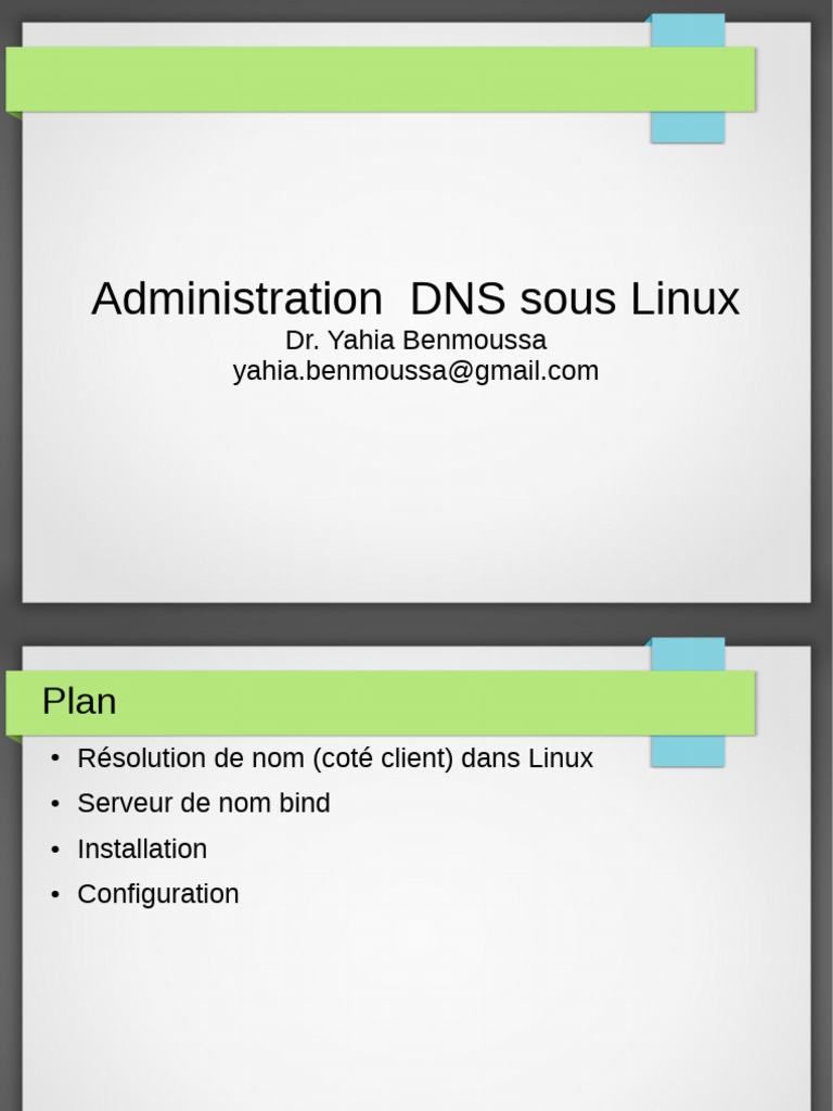 Administration DNS sous Linux | PDF | Système de noms de domaines | Linux