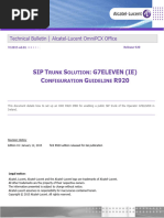 Tc2015en-Ed01 Sip Trunk Solution G7eleven Ie Configuration Guideline r920