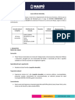 Publicacion Oferta Laboral Gestor Comunitario Cecosf