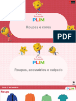 Roupas e Cores - Plim 4 Ano