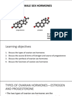 Female Sex Hormones