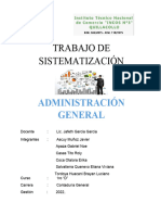 Trabajo Final - Administracion INCOS 2022-1