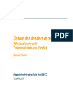 Notes 2016 01 15 Gestion Des Dossiers WordPad