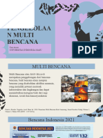 Dasar-Dasar Pengelolaan Multi Bencana