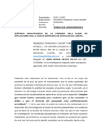 Pongo en Conocimiento - Primera Sala Penal de Apelaciones