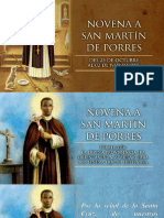 Novena A San Martin de Porres Dia 1