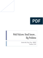 Bell - Weld Failures Dec 3