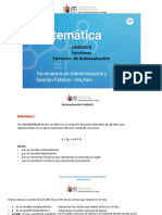 Autoevaluacion Matematicas II SOLUCION