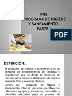 Programa de Higiene y Saneamiento - Parte 1