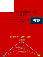 KEBIJAKAN PENDIDIKAN TINGGI