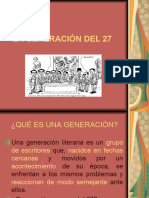 Tema 6. La Poesía de La Generación Del 27