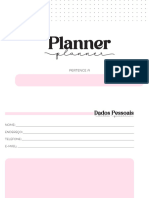 Mini Planner A6 Rosa