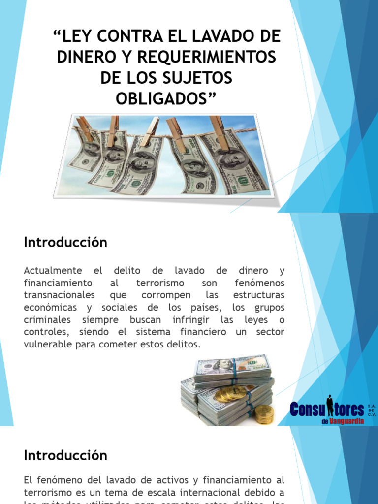 Ley de Lavado de Dinero en El Salvador | PDF | Lavado de dinero | Economias
