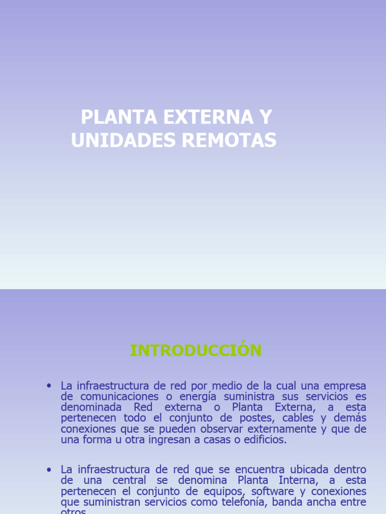Red Externa | PDF | Teléfono | Tecnología de información y comunicaciones