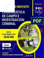 MATRÍCULAS Investigación Criminal