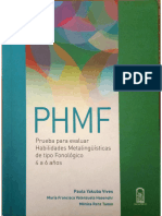 PHMF - Prueba para Evaluar Habilidades Metalinguísticas de Tipo Fonológico