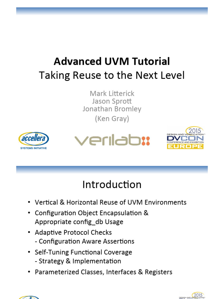 Advanced UVM Reuse Techniques Guide | PDF | Computing | Computer ...