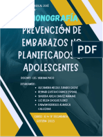 Monografia Embarazo en La Adolescencia