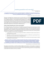 ¿Cómo Enseñar Gramática en La Escuela 30 Nov