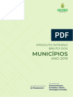 PIB - Municipal - 2019 - Estado Do Amazonas