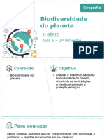 Biodiversidade Do Planeta: 2 Série Aula 5 - 3º Bimestre