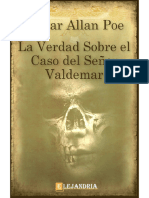 La Verdad Sobre El Caso Del Senor Valdemar-Allan Poe Edgar