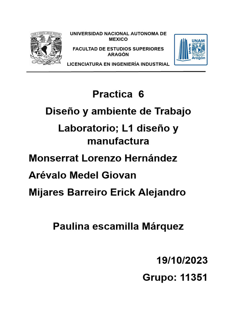 Practica 6 | PDF | Medición | Science