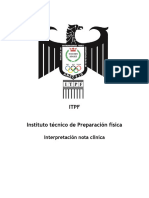 Interpretación Nota Clinica