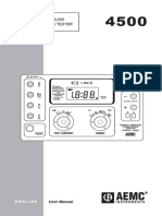 AEMC Model 4500 Digital Ground Resistance Tester Manual