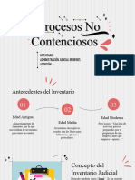 Procesos No Contenciosos