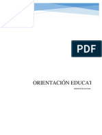 Reporte de Lectura Orientación Educativa.