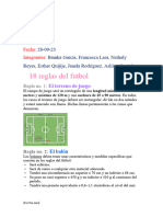 18 Reglas Del Futbol