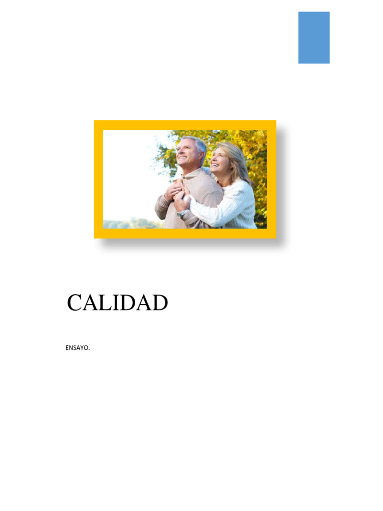 Calidad de Vida en Adultos Mayores | PDF | Calidad de vida | Vejez