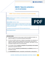 E-Dhc - Base - U1 - As - T1 - Tipos de Contenido y Conocimiento en El Currículum-Vf