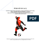 Proposal Turnamen Pac Kedungbanteng Cup 2023