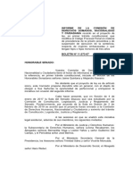 Informe de La Comisión de Derechos Humanos, Nacionalidad Y CIUDADANÍA Recaído en El Proyecto de