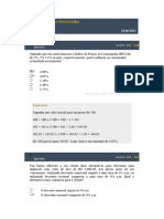 Simulado Matematica Financeira - Estacio